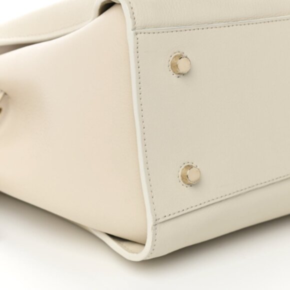 Mulberry Heavy Grain Medium Iris Tote in Chalk & Gold - Perfect Condition - Picture 6 of 8